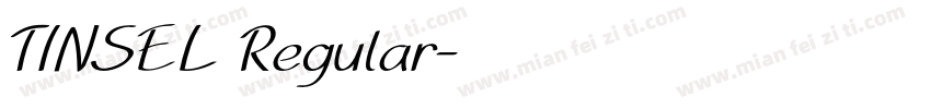 TINSEL Regular字体转换
